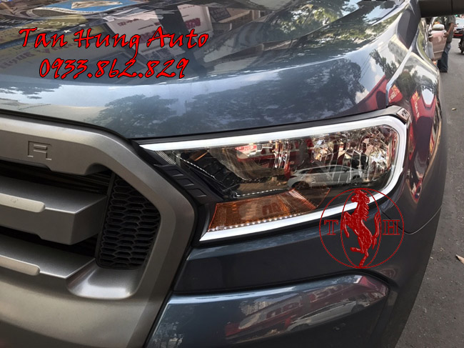 Độ Đèn Led Ford Ranger 2016, 2017 Chuyên Nghiệp
