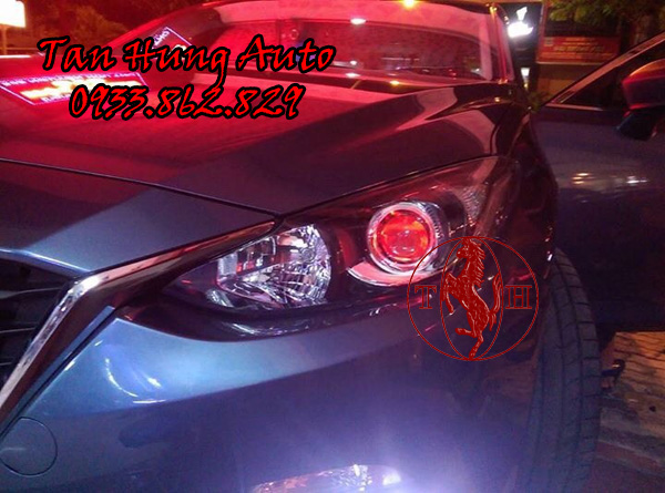 Độ Đèn Mặt Quỷ Xe Mazda 3 Chuyên Nghiệp 02