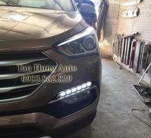 ĐỘ ĐÈN LED CẢN CHO XE HYUNDAI SANTAFE