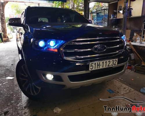 Độ Đèn Bi Xenon Ford Everest 2019 Tăng Sáng